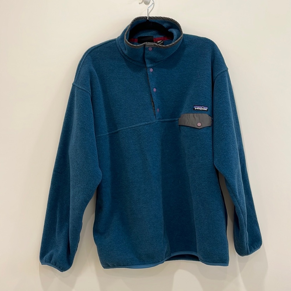 Patagonia Synchilla mock neck pullover fleece
